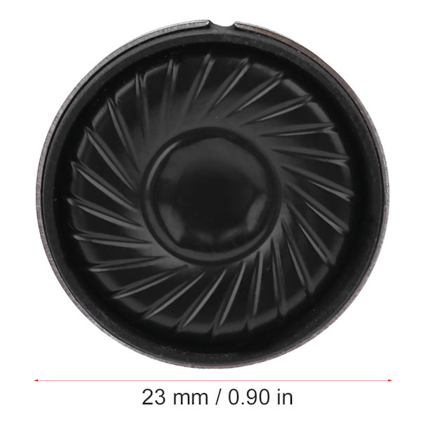 10 st 23 mm 8Ω 1W 94dB Rund Högtalare Horn Audio Högtalare Delar p23-8-1w