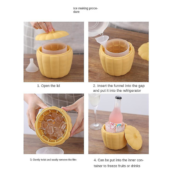 Silikonpumpa Ice Cube Form Diy Ice Cube Form