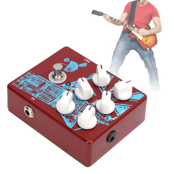 Guitar Distortion Effect Pedal Multi-Mode Bærbar Instrument Tilbehør CP‑58