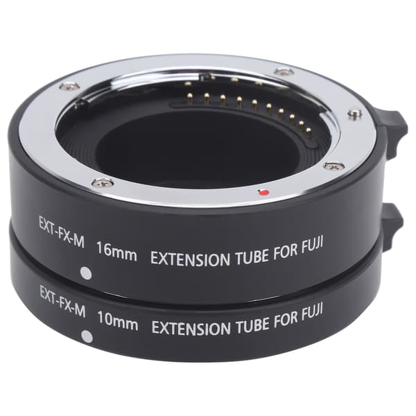 10mm 16mm Makro Autofokus Nærbilde Forlengelsesrør Adapter for Fuji X Mount Kamera