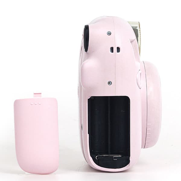 Kamerabatteridæksel Batterisidedæksel Erstatning til Instax Mini 12 Instantkamera Pink