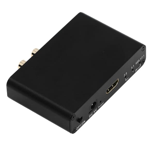 EARC Audiokonverter ARC til RCA Analog Stereo High Definition Multimedia Interface Ekstraktor