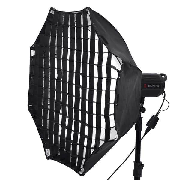 Nonwoven gitter til Speedlite Softbox Flash Studio Light Control Fototilbehør (80cm)