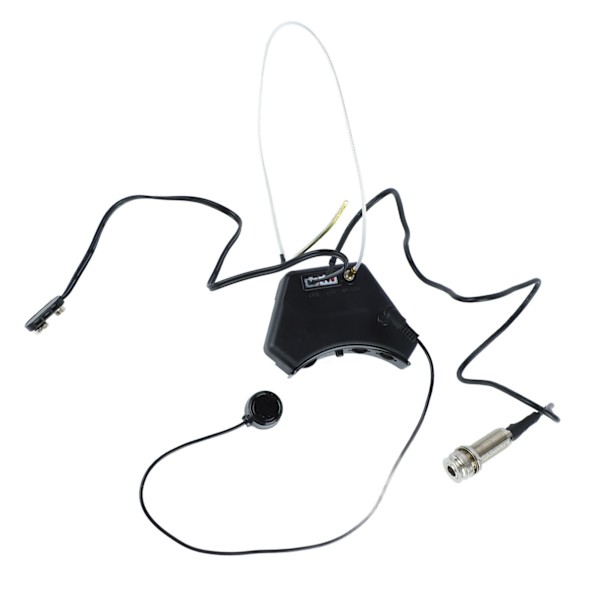 Elektrisk gitar pickup monteringsett piezoelektrisk keramisk sensor akustisk lydhull pickup tilbehør