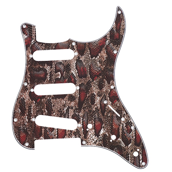 Akryl mönstrad 3-lagers abalone stil plektrumskydd SSS gitarrer plektrumskydd för ST gitarr #1