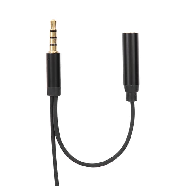 Bærbar Mini Lavalier Clip-on 3,5 mm mikrofon for mobiltelefon