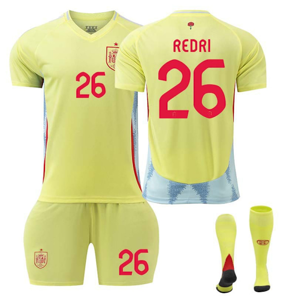 Spanien bortaställ (REDRI #26) 2024-2025 herr guld XL No.26