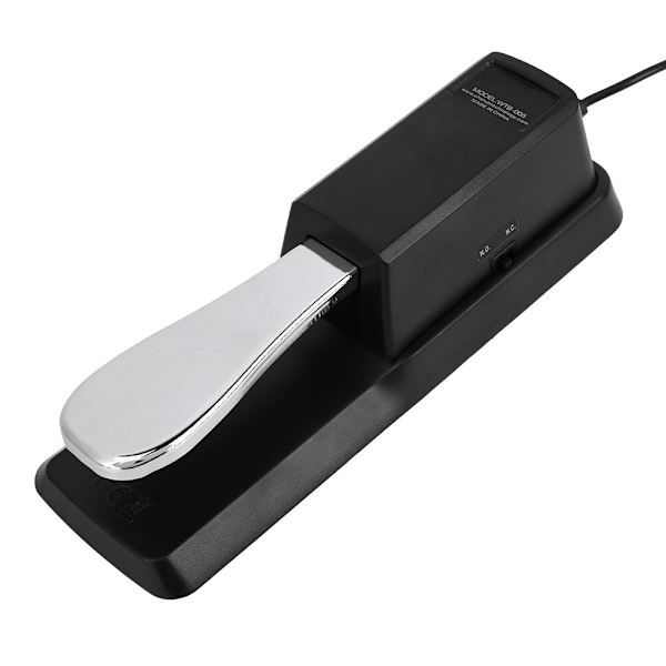 Cherub WTB-005 Elektrisk Klaver Keyboard Synthesizer Sustain Pedal med 1/4 Tommer Jack