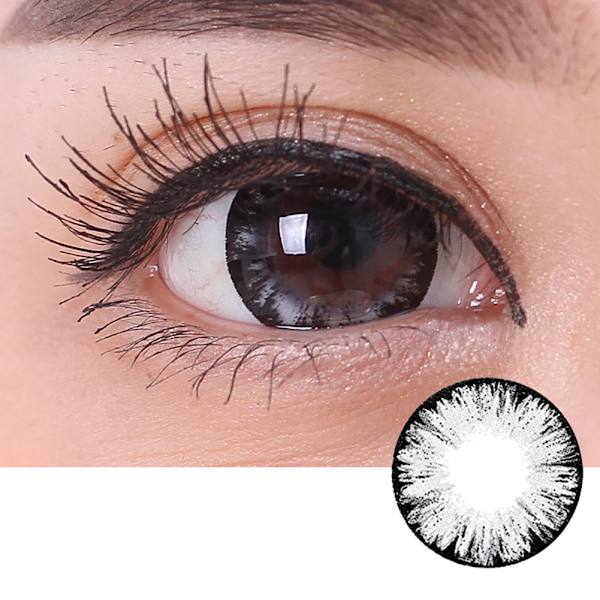 14,5 mm Piilolinssit Silmävaruste Vuosittainen Värilinssi 0 Astetta (Musta)