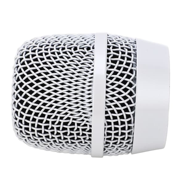 Kulehode Mesh Mikrofon Grille Erstatning Mikrofon Kulehode Mesh Grille for Baier BBS 666 Hvit