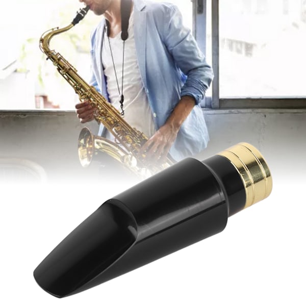 Saxofonmunstycke Professionell Sopran Metallsaxofon Flöjthuvud Munstycke Ersättning Musikinstrument Tillbehör