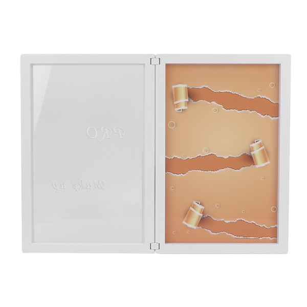 Magnetisk stängning nagelkonst salong nagelgel färgdisplaybok DIY nagellack färgkort displayverktyg