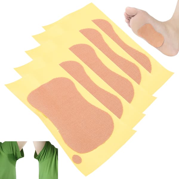 5 stk engangsarmpitbeskyttere, svettebeskyttelse for armhuler, svettebeskyttelse for armhuler