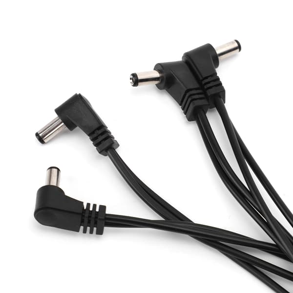 1 til 8 Daisy Cable Elektrisk Guitar Effekt Pedal DC Strømkabel 5.5mm x 2mm Stik