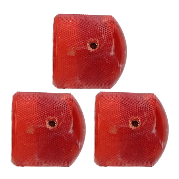 3 st elektrisk gitarrknopp sträng potentiometer regulator instrument tillbehör set kit röd
