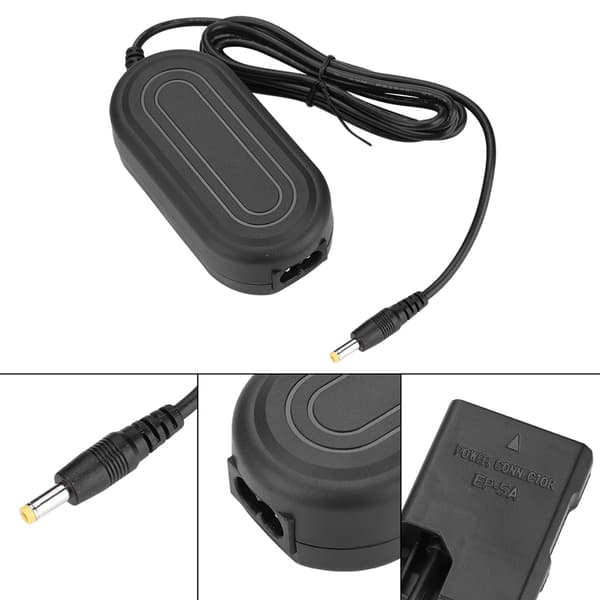 EP‑5A AC-strømadapter DC-koblingsoplader erstatter EN‑EL14 til Nikon D5600 D5500 DC5300