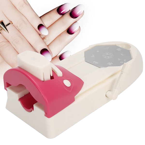 Nagelkonstskrivare Nagelkonstmönster Stämpel Manikymaskin Stämpel DIY Kit Set