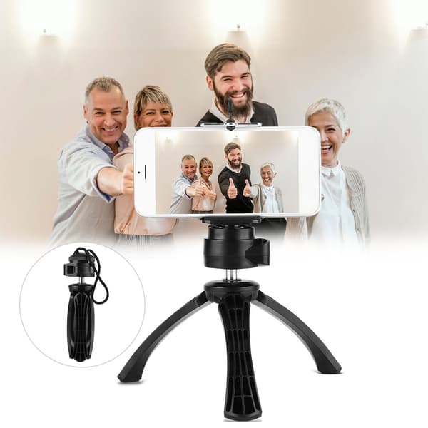 Desktop Mini Tripod Stand Holder til Smartphone Kamera