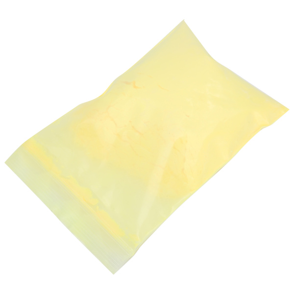 Nagelkonst Luminous Pulver DIY Hög Ljusstyrka Luminous Färgpigment Dekoration 100g Guldgul