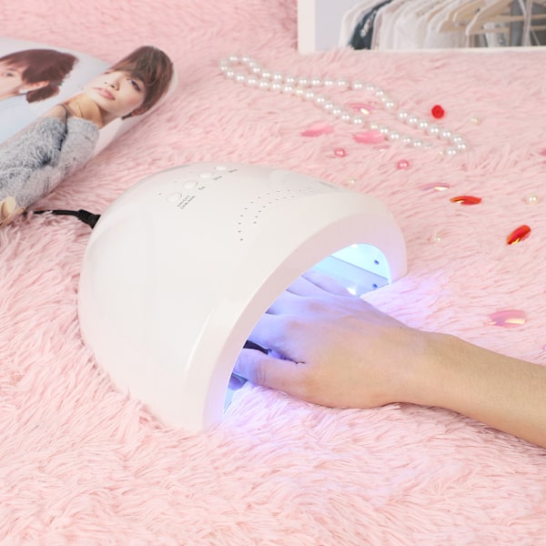 UV LED Neglelampe Tørrer Negle Gel Polish Lampe Lys Hærdende Fototerapi Manicure Maskine