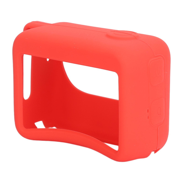 Skyddande fodral Anti Scratch Dammtät Anti Deformation Kamerasilikonhylsa för Insta360 GO3 Röd