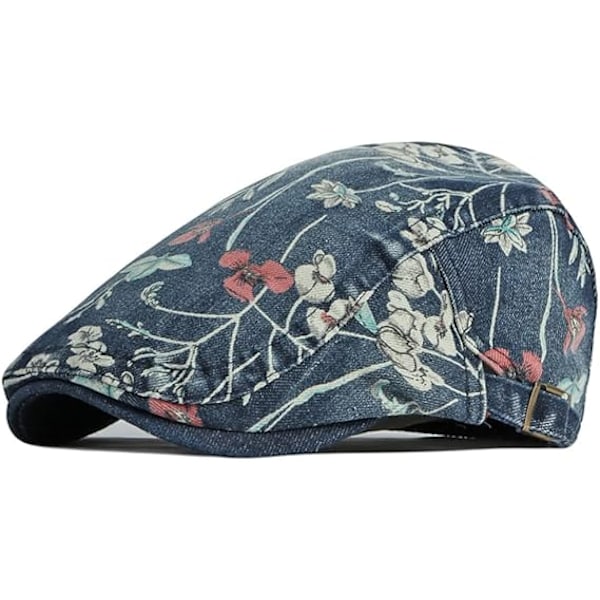 Newsboyhatt Justerbar Ivy Flat Cap Gatsby Cabbie Körhatt