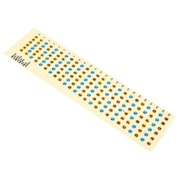 Guitar Fretboard Note Decals Fingerboard Frets Map Sticker til øvelse