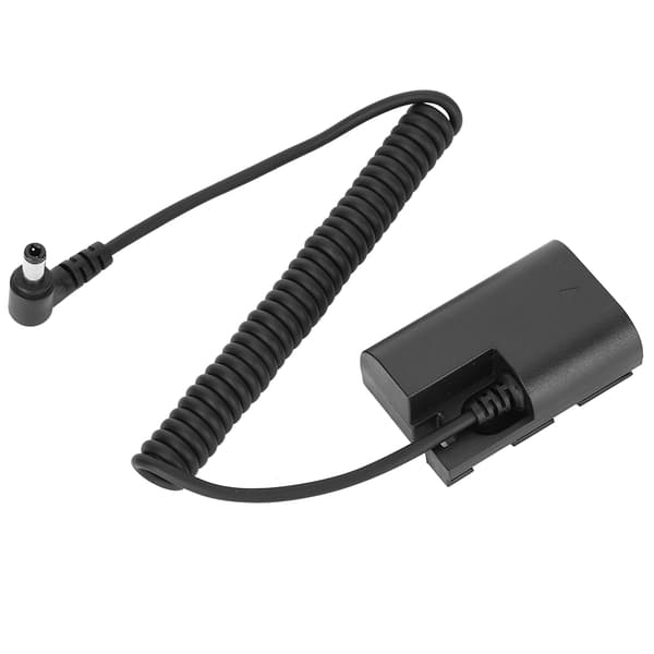 Bærbar DR-E6 LP-E6 Dummy Batteri DC-kobler Ekstern Strømforsyning til Canon 5D2 5D3 5D4 Kamera