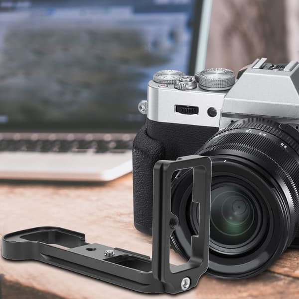 Metal Quick Release L-plade Håndgrebsholder til Fuji X T2 Spejlløst Kamera