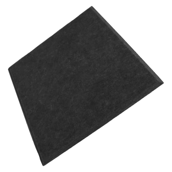 6 stk. Akustisk absorptionspanel Tykkere Reducerer efterklang Lydisolerende polstring Absorber (Sort)