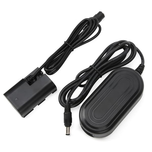 AC-strømadapter DC-kobling LPE6 fuldt afkodet dummy-batterisæt til Canon 5D2 5D3 5D4 6D 6D2 60D