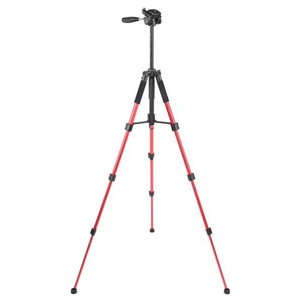 Zomei Q111 hopfällbart stativ i aluminiumlegering med panorering för SLR DSLR digitalkamera (röd)