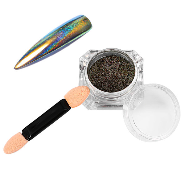 0,2 g nagel spegel glitterpulver nagelkonst pigmentpulver damm manikyr dekoration (02)