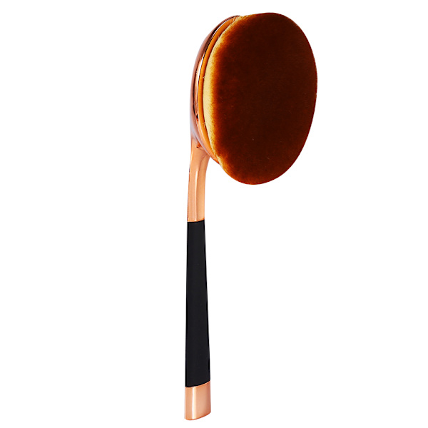 Oval Ansigtskontur Kosmetisk Foundation Makeup Børster (Rose Gold)