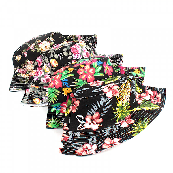 Unisex Print Kaksisuuntainen Käännettävä Bucket Hat (HATF016)
