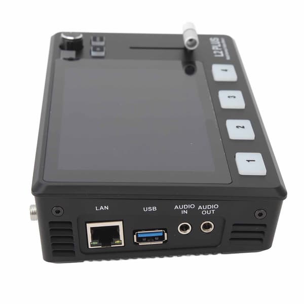 5,5 tums LCD Multikamera Video Mixer Switcher med pekskärm PTZ-kontroll USB3.0 HD Multimedia Interface Live Streaming Switcher