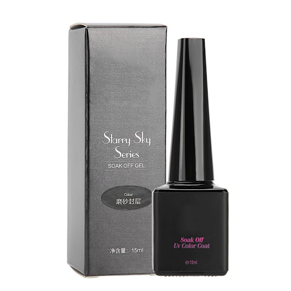 15ml Manikyr NO Clean UV LED Gel Neglelakk Varig Toppstrøk