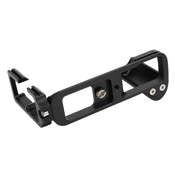 Holdbar sort L-formet kamerabeslag Quick Release lodret greb til FUJIFILM X T3