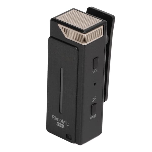 7RYMS RimoMic Pro Lavalier Mikrofon 2.4Ghz Digital til IOS Interface Trådløs Lavalier Mike til Vlogging