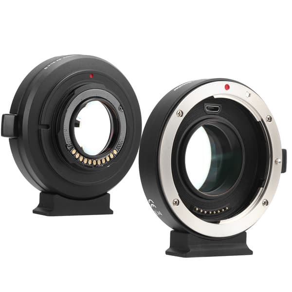YKEASU AEF‑MFT Booster 0.71X Focal Reduce Lens Mount Adapter til Canon EF-objektiv til M4/3