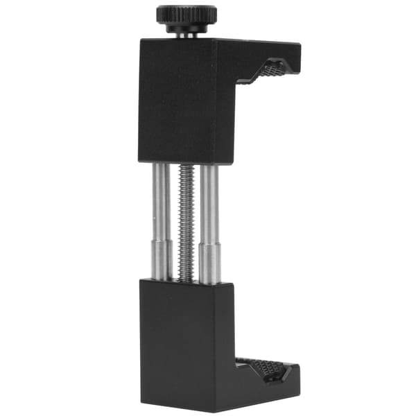 Universal telefonklemme i aluminiumslegering med blitssko for stativselfie