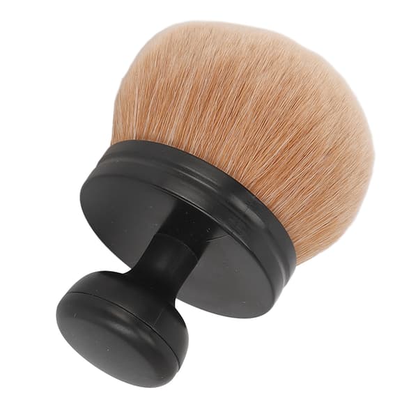 Makeup børste svampehoved bløde fiberhår stor makeup børste til rouge løs pudder foundation