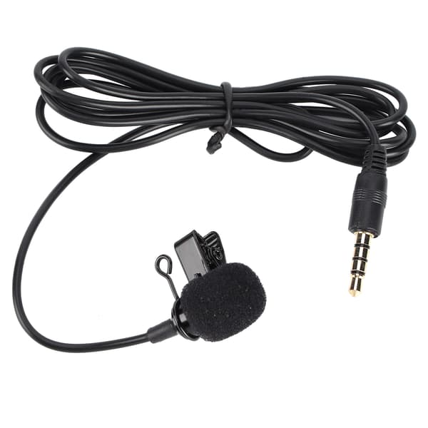 Klipsmikrofon Wearable Lavalier Lapel Professional for Computer Smartphone Tablet(M1 Single Head )