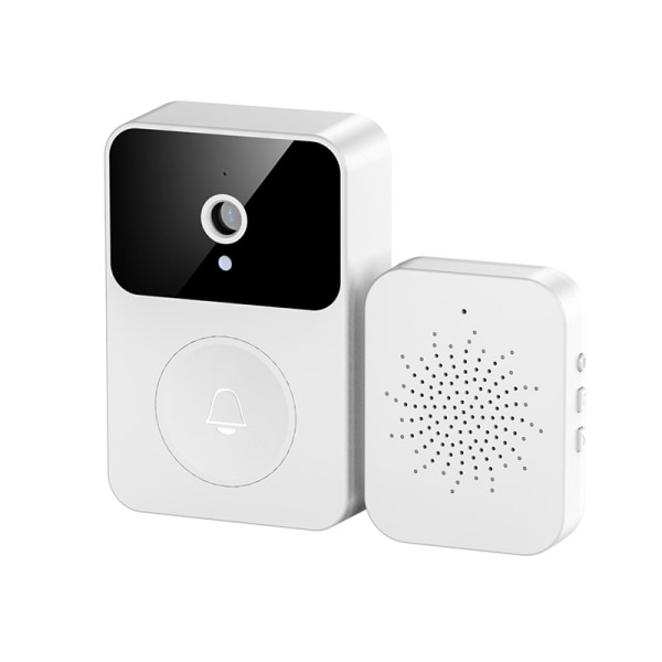 Trådlös dörrklockakamera, videodörrklocka Intelligent visuell dörrklocka med gratis molnlagring, tvåvägssamtal, mörkerseende