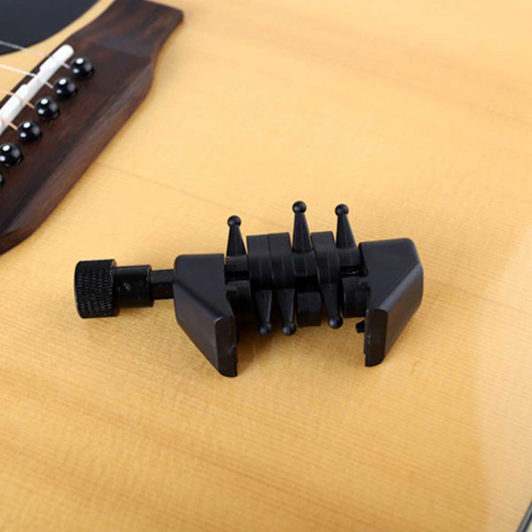 Flanger Multifunktion Flexi capo Chord Tuning för Folk Gitarr Sträng