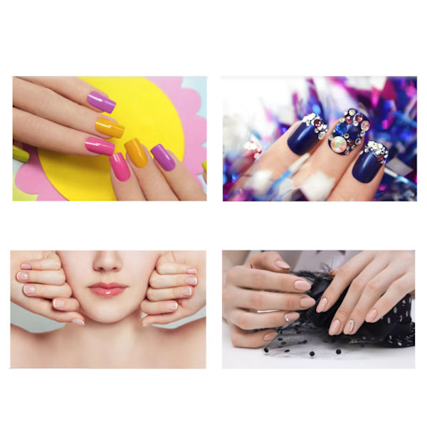 Multifunktionellt nagellack, topplack för nagelkonst, nagelförlängningslim, gellack, topplack för kvinnor, 1 oz