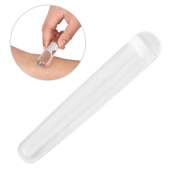 11 cm luonnollinen hierontarulla kivi kasvoille, Guasha-tikku, hieronta- ja rentoutustyökalu 2#