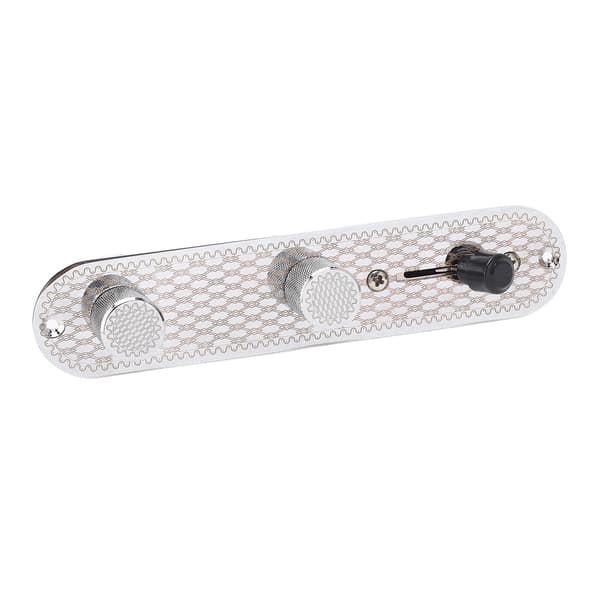 GE229 Guitar Prewired Control Board 3 Way Switch Circuit Control Plate Metal Flat Knobs og Wiring Harness
