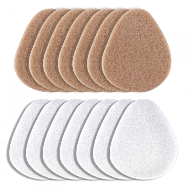 2 par Gel Arch Support Kuddar Högklackade skoinlägg för plantar fasciit och platta fötter, självhäftande valvkuddar för att lindra tryck
