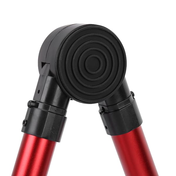 Foldbar A-formet guitarholder rack instrumentstativ til violin guitar bas bærbar (rød)